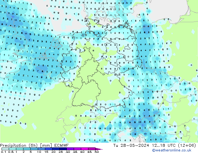 Z500/Rain (+SLP)/Z850 ECMWF Ter 28.05.2024 18 UTC