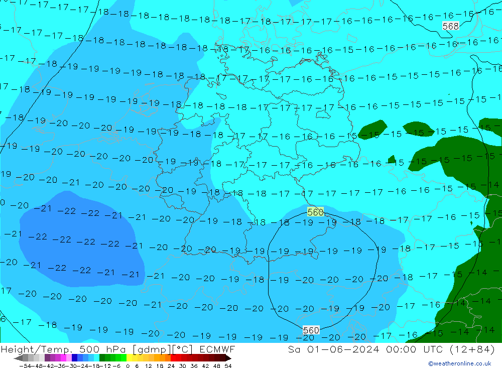 Z500/Rain (+SLP)/Z850 ECMWF  01.06.2024 00 UTC