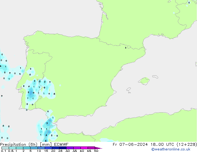 Z500/Rain (+SLP)/Z850 ECMWF ven 07.06.2024 00 UTC