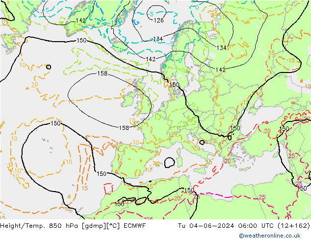 Z500/Rain (+SLP)/Z850 ECMWF  04.06.2024 06 UTC