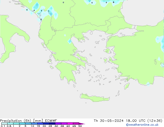 Z500/Rain (+SLP)/Z850 ECMWF Qui 30.05.2024 00 UTC