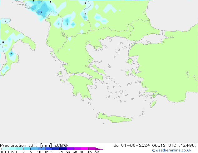 Z500/Rain (+SLP)/Z850 ECMWF sam 01.06.2024 12 UTC