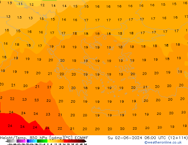 Z500/Rain (+SLP)/Z850 ECMWF nie. 02.06.2024 06 UTC