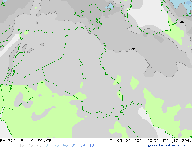 RV 700 hPa ECMWF do 06.06.2024 00 UTC