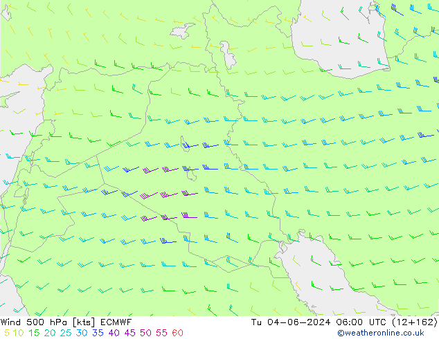 Viento 500 hPa ECMWF mar 04.06.2024 06 UTC