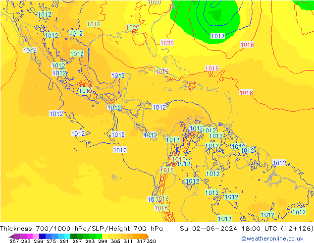 Thck 700-1000 hPa ECMWF Ne 02.06.2024 18 UTC