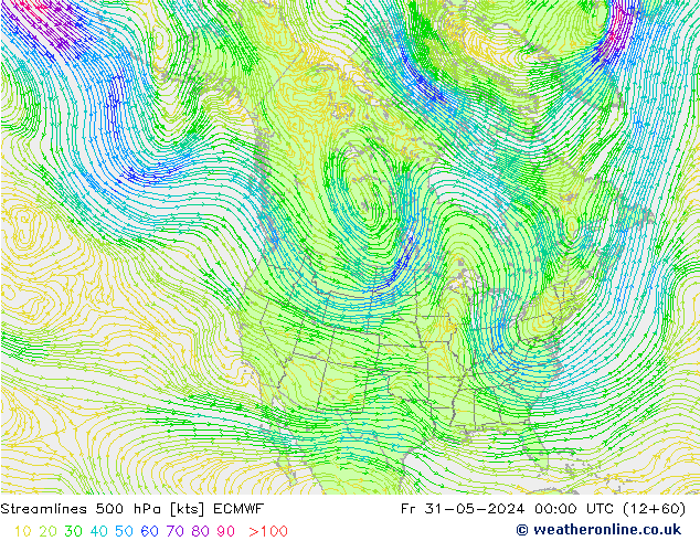  500 hPa ECMWF  31.05.2024 00 UTC