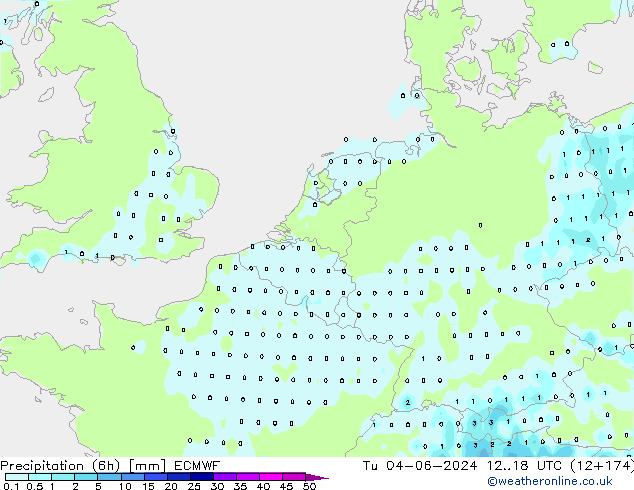 Z500/Rain (+SLP)/Z850 ECMWF Tu 04.06.2024 18 UTC