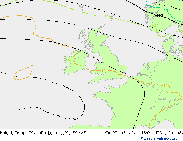 Z500/Rain (+SLP)/Z850 ECMWF ��� 05.06.2024 18 UTC