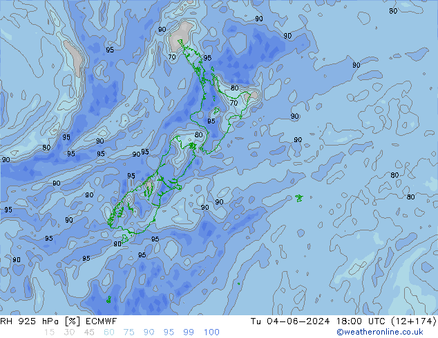 RV 925 hPa ECMWF di 04.06.2024 18 UTC