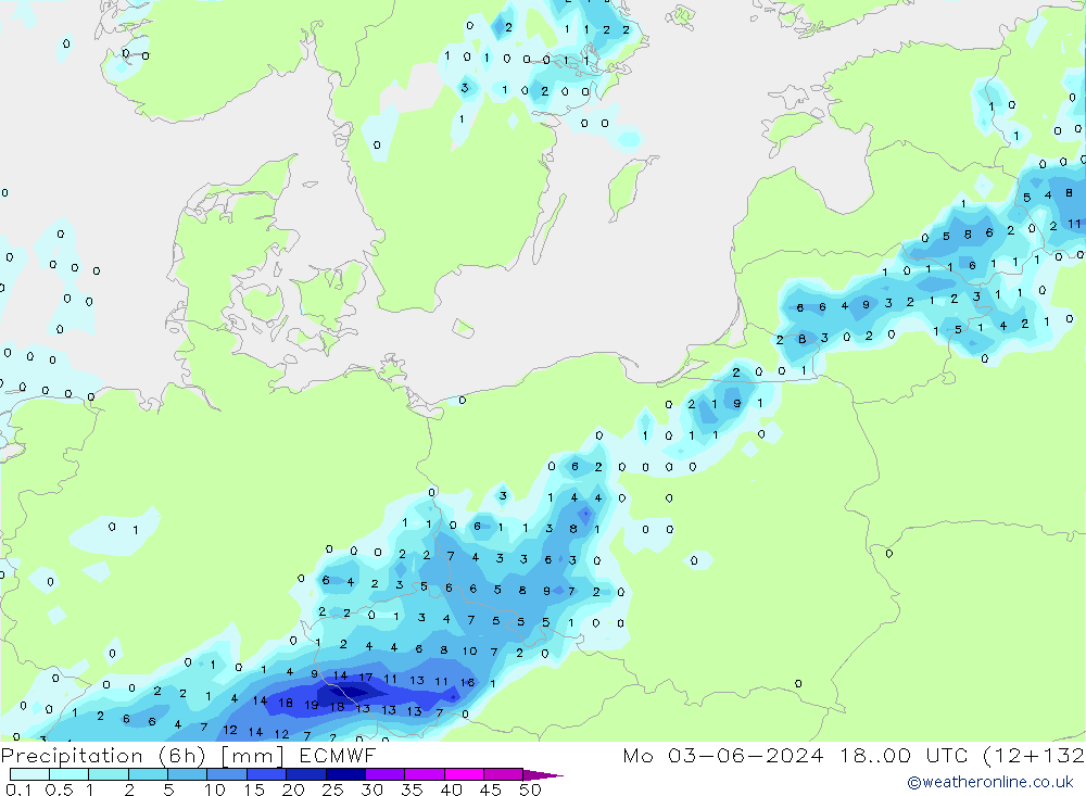 Z500/Regen(+SLP)/Z850 ECMWF ma 03.06.2024 00 UTC