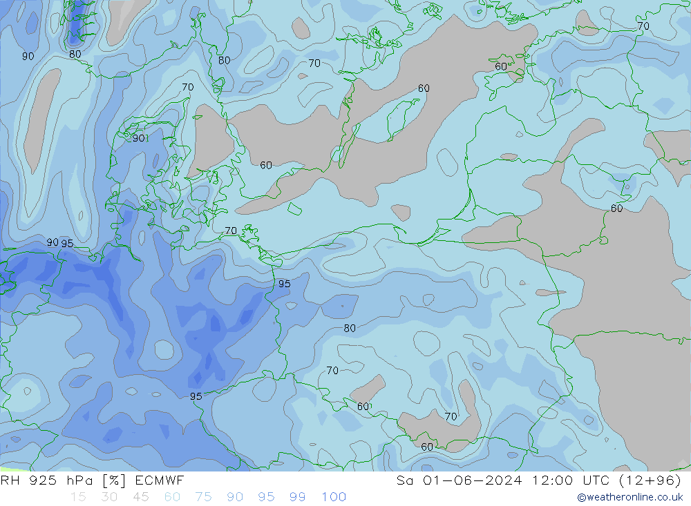 RH 925 hPa ECMWF So 01.06.2024 12 UTC