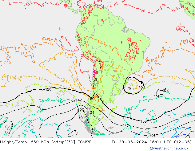 Z500/Rain (+SLP)/Z850 ECMWF Ter 28.05.2024 18 UTC