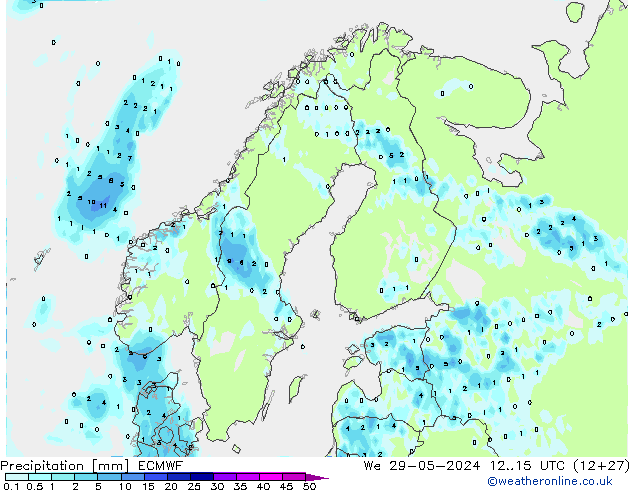 Neerslag ECMWF wo 29.05.2024 15 UTC