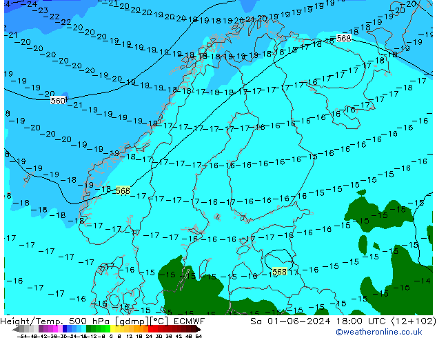 Z500/Regen(+SLP)/Z850 ECMWF za 01.06.2024 18 UTC