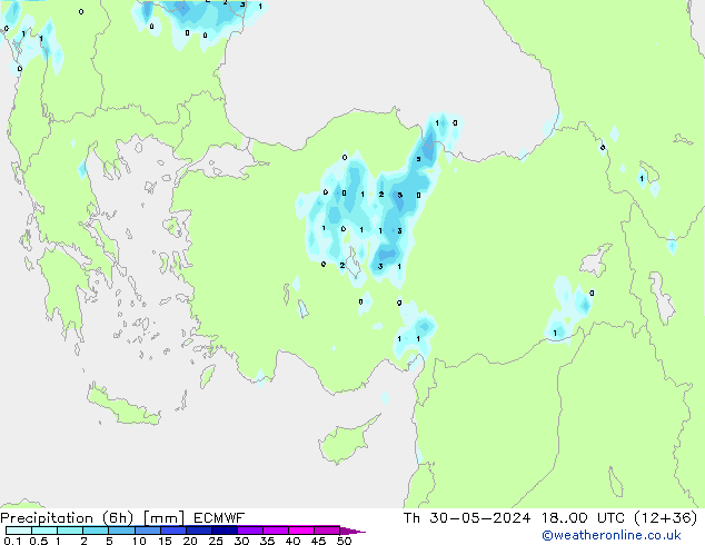 Z500/Rain (+SLP)/Z850 ECMWF jeu 30.05.2024 00 UTC