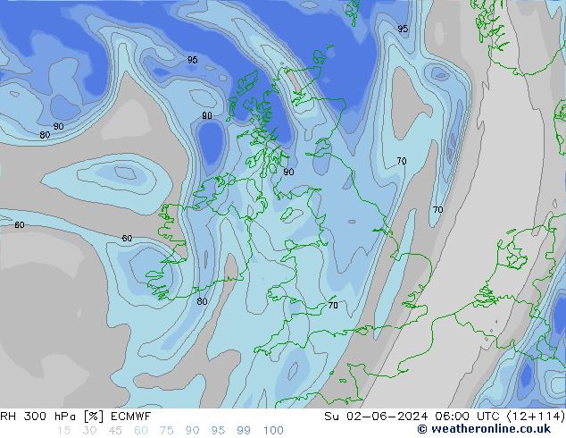 300 hPa Nispi Nem ECMWF Paz 02.06.2024 06 UTC