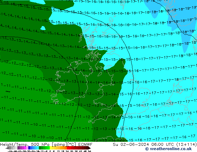 Z500/Rain (+SLP)/Z850 ECMWF Ne 02.06.2024 06 UTC