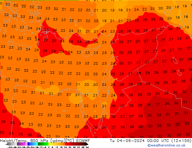 Z500/Rain (+SLP)/Z850 ECMWF mar 04.06.2024 00 UTC