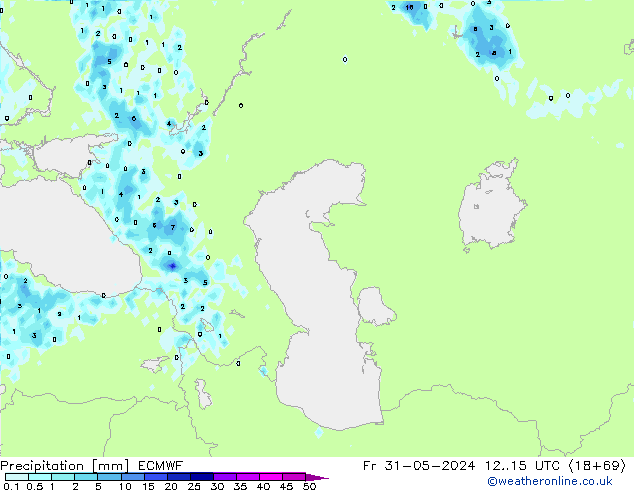 Precipitazione ECMWF ven 31.05.2024 15 UTC