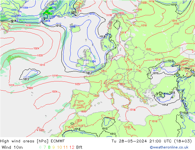 Sturmfelder ECMWF Di 28.05.2024 21 UTC