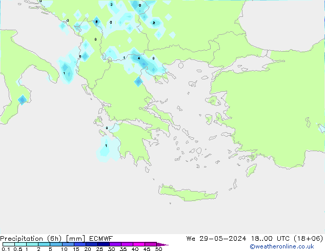 Z500/Rain (+SLP)/Z850 ECMWF mer 29.05.2024 00 UTC