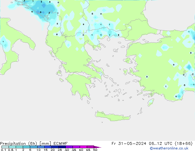 Z500/Rain (+SLP)/Z850 ECMWF Pá 31.05.2024 12 UTC