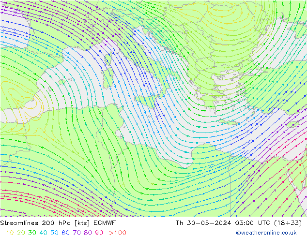  200 hPa ECMWF  30.05.2024 03 UTC