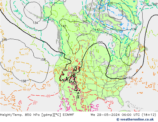 Z500/Rain (+SLP)/Z850 ECMWF ср 29.05.2024 06 UTC