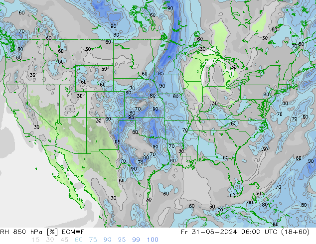 RV 850 hPa ECMWF vr 31.05.2024 06 UTC