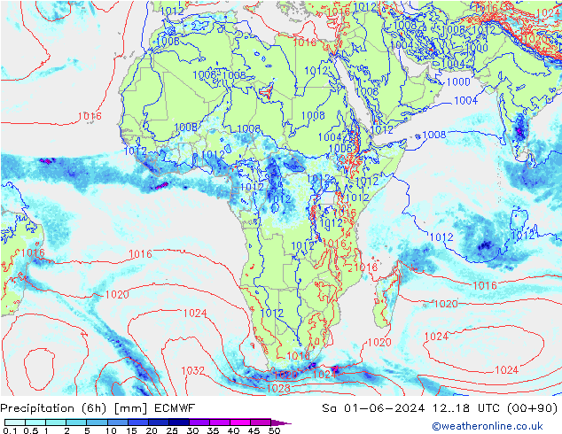 Z500/Regen(+SLP)/Z850 ECMWF za 01.06.2024 18 UTC