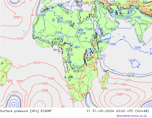      ECMWF  31.05.2024 00 UTC