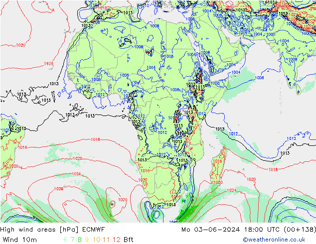 Windvelden ECMWF ma 03.06.2024 18 UTC