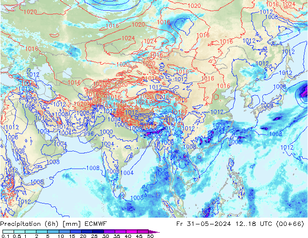 Z500/Rain (+SLP)/Z850 ECMWF пт 31.05.2024 18 UTC