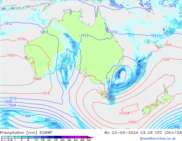 Precipitation ECMWF Mo 03.06.2024 06 UTC