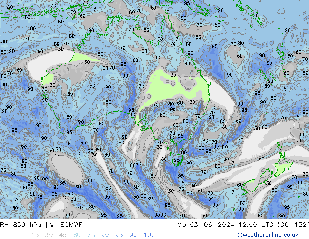 RH 850 hPa ECMWF  03.06.2024 12 UTC