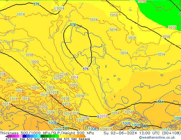 Thck 500-1000hPa ECMWF nie. 02.06.2024 12 UTC