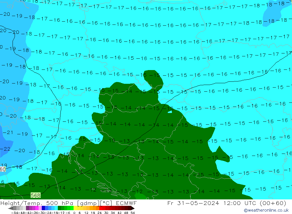 Z500/Rain (+SLP)/Z850 ECMWF Sex 31.05.2024 12 UTC