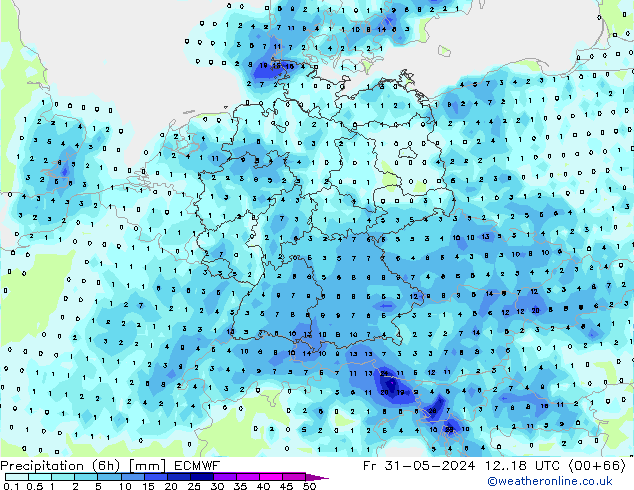 Z500/Rain (+SLP)/Z850 ECMWF пт 31.05.2024 18 UTC