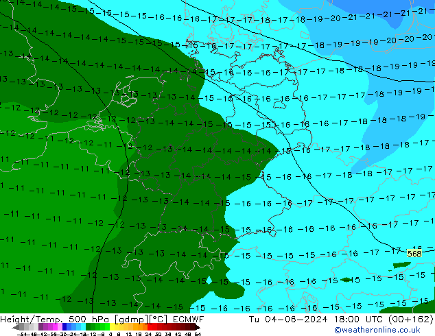 Z500/Rain (+SLP)/Z850 ECMWF mar 04.06.2024 18 UTC