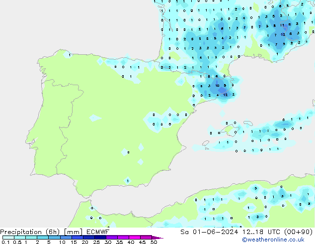 Z500/Rain (+SLP)/Z850 ECMWF  01.06.2024 18 UTC