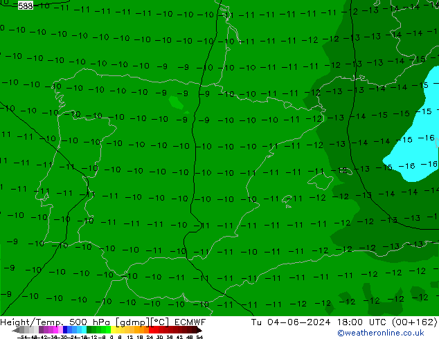 Z500/Rain (+SLP)/Z850 ECMWF ��� 04.06.2024 18 UTC