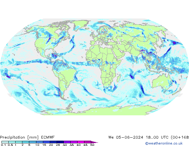 Yağış ECMWF Çar 05.06.2024 00 UTC