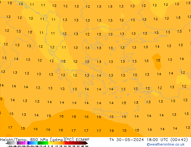 Z500/Regen(+SLP)/Z850 ECMWF do 30.05.2024 18 UTC