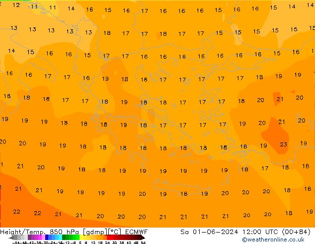 Z500/Rain (+SLP)/Z850 ECMWF Sáb 01.06.2024 12 UTC