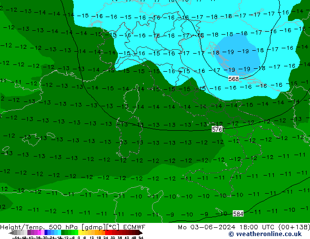 Z500/Regen(+SLP)/Z850 ECMWF ma 03.06.2024 18 UTC