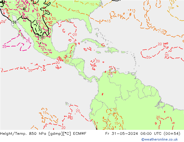 Z500/Rain (+SLP)/Z850 ECMWF пт 31.05.2024 06 UTC