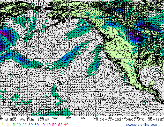  850 hPa ECMWF  06.06.2024 06 UTC