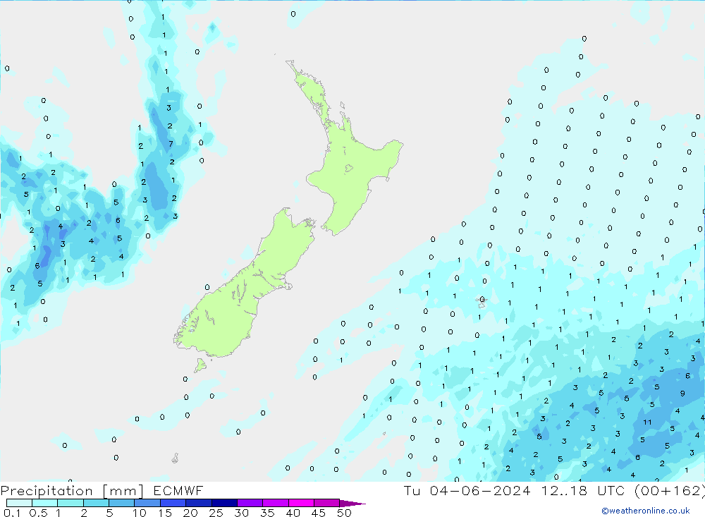 осадки ECMWF вт 04.06.2024 18 UTC