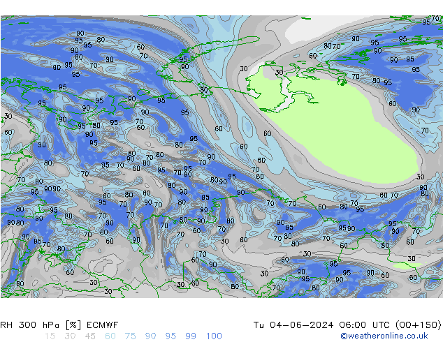 RV 300 hPa ECMWF di 04.06.2024 06 UTC